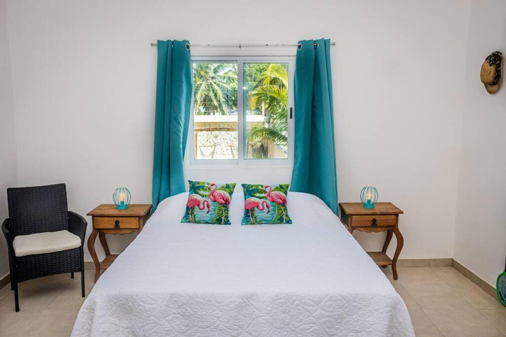 Oceanfront Casita Coral Appartement Chelem Buitenkant foto